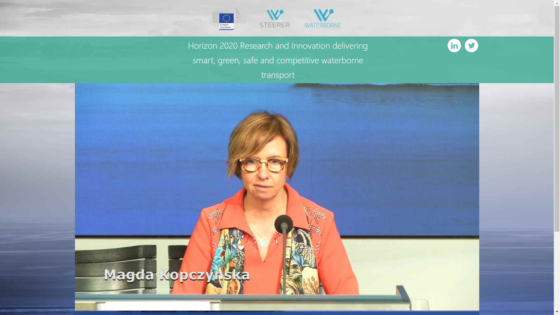 Magda Kopczynska, DG MOVE, director waterborne transport European Commission