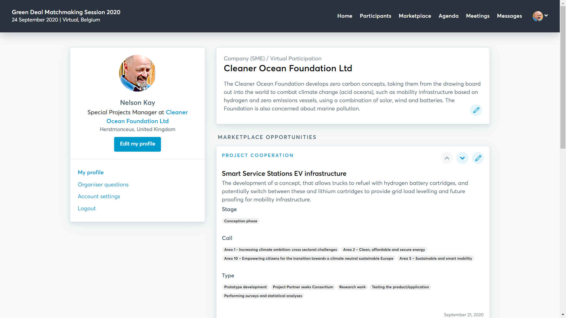 Nelson Kay is a volunteer with the Cleaner Ocean Foundation