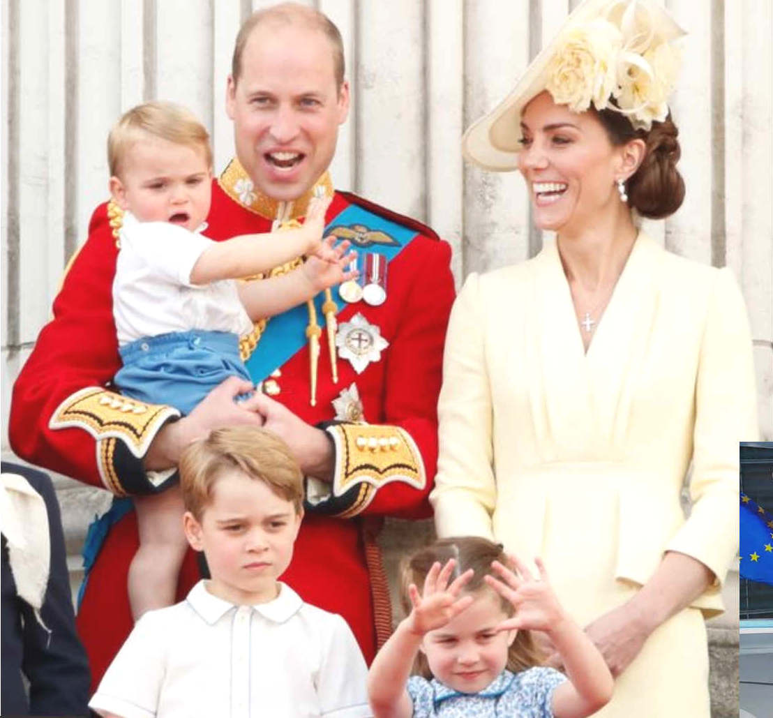 Duke and Duchess of Cambridge and their three children